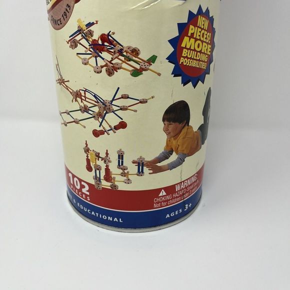 TinkerToy Jumbo The Classic Builder Set by Playskool Missing Pcs 70/102 Pieces - Picture 4 of 6